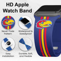 Kansas Jayhawks HD Apple Watch Band