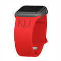 Kansas Jayhawks Engraved Apple Watch Band