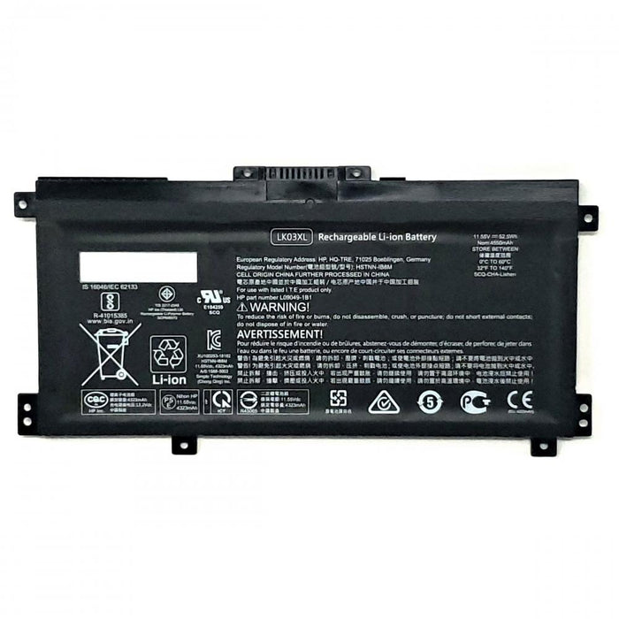 Laptop Battery for HP Envy X360-15; HP Envy x360 15-BP; HP Envy x360 15-BQ; HP Envy x360 15-CN; HP E
