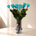 Long Stem Roses | Turquoise Roses