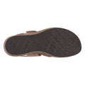 Women's Lux Blush Embellished Velcro Wedge Sandals