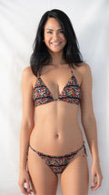 Eidon Junior's Kali Triangle Slider Bikini Top Swimsuit, Somerset Black, Large