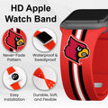 Louisville Cardinals HD Apple Watch Band