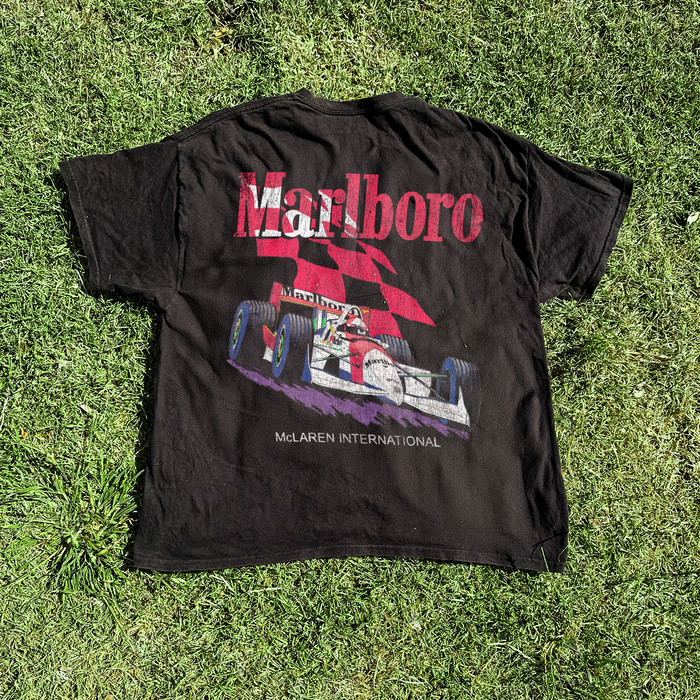 International F1 Racing Washed Black Vintage Tee