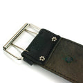 Wide Leather Watchband - Black