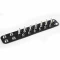 Wristband with Small and Large Spikes