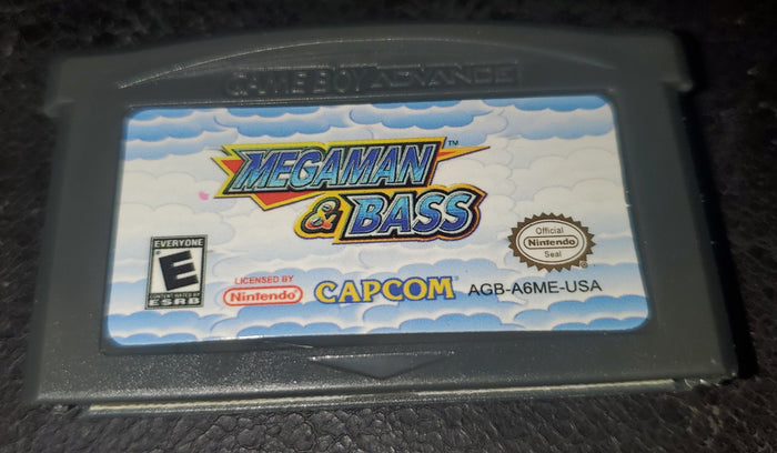 Mega Man and Bass GBA Video Game Cartridge Game Boy Advance 2003