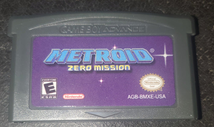 Metroid Zero Mission GBA Video Game Cartridge Game Boy Advance 2004