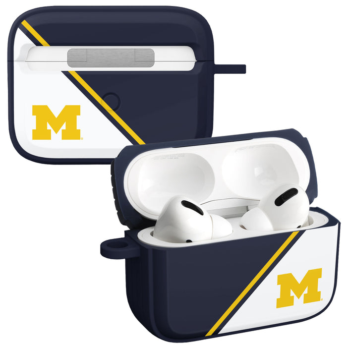 Michigan Wolverines HDX Champion Series Apple AirPods Pro 1 & 2 Case Cover