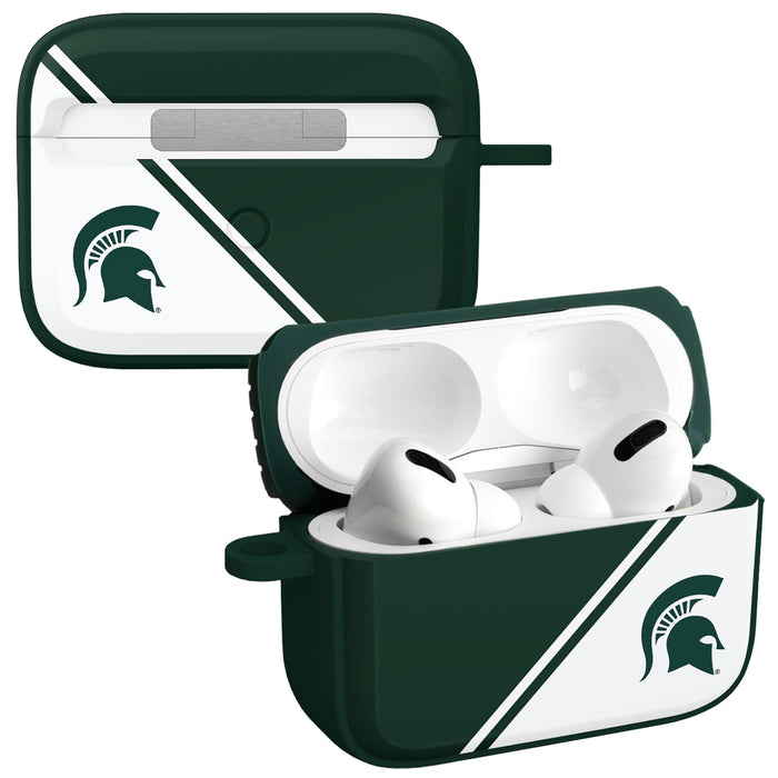 Michigan State Spartans HDX Champion Series Apple AirPods Pro 1 & 2 Case Cover