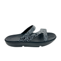 Sovella Active Recovery Sandals Women's PF Slide Black/Leopard
