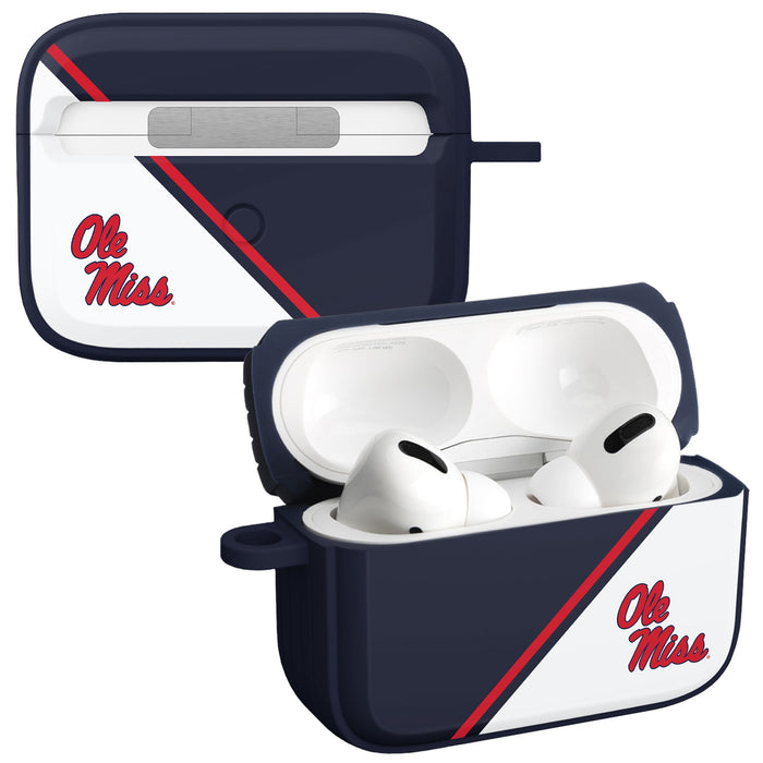 Mississippi Ole Miss Rebels HDX Champion Series Apple AirPods Pro 1 & 2 Case Cover
