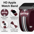 Mississippi State Bulldogs HD Apple Watch Band