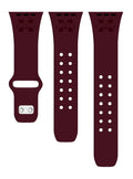 Mississippi State Bulldogs Engraved Apple Watch Band