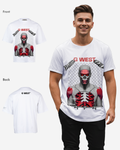 G WEST red eyed rage OVERSIZED T-Shirt Mens