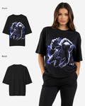 G West Womens Heavy Weight Galaxy Premium Oversized Tee