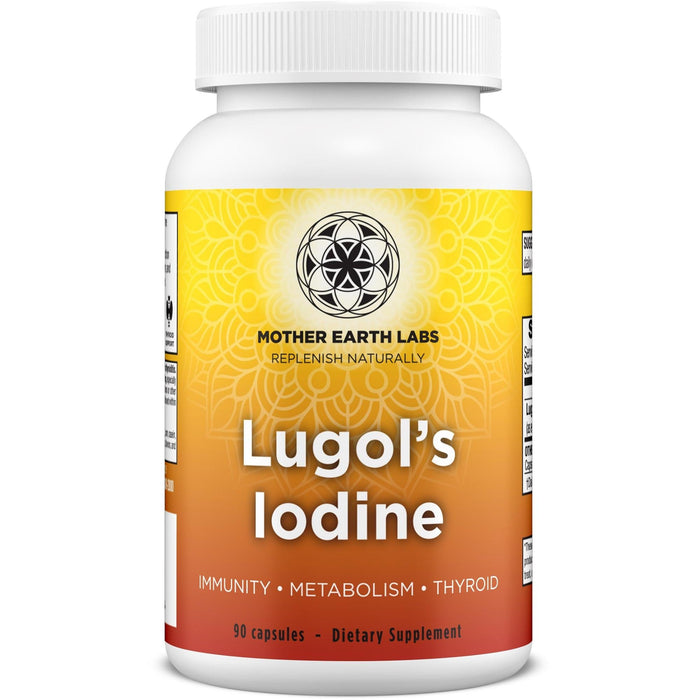 Mother Earth’s Lugol's Iodine Plus, 90 Capsules
