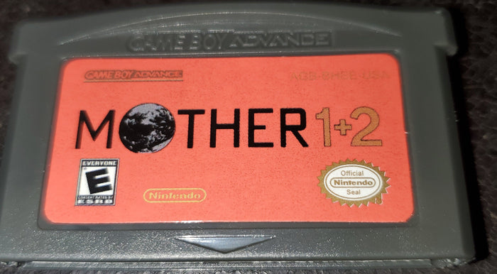 Mother 1 + 2 GBA Video Game Cartridge Nintendo Game Boy Advance
