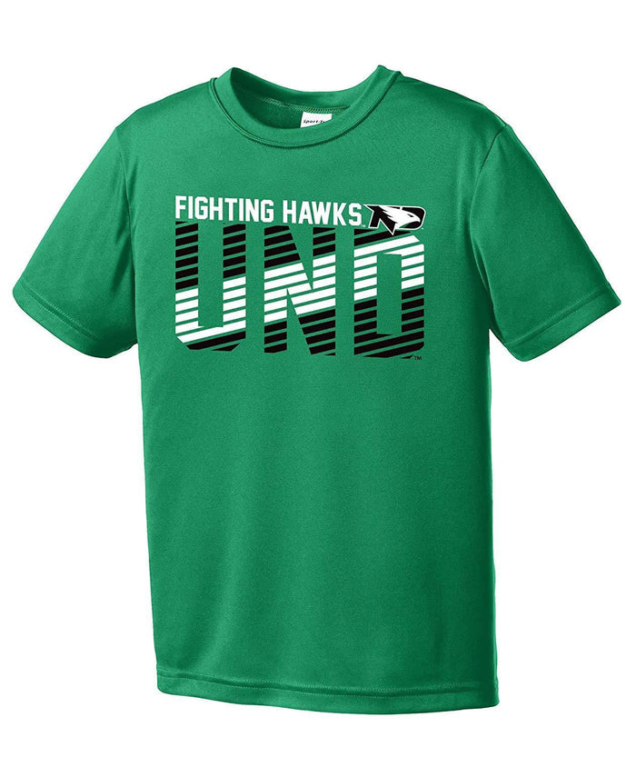 NCAA North Dakota Fighting Hawks Youth Boys Offsides Tee, XL
