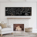 1 Corinthians 13 - Love Is Patient Rustic Sign