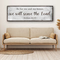 Joshua 24:15 - We Will Serve The Lord Sign II