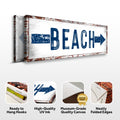 Beach Arrow Sign