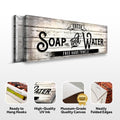 Fresh Soap And Water Family Bathroom Sign