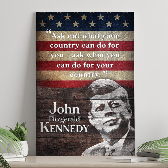 John F. Kennedy Inaugural Address Sign