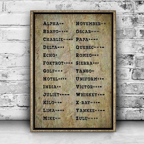 Morse Code Sign