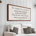 The Steadfast Love Of The Lord Lamentations 3:22-23 Faith Sign