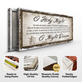 O Holy Night Christmas Sign