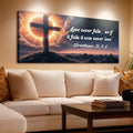 Corinthians 13:4-8 - Love Never Fails Faith Sign
