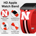 Nebraska Huskers HD Apple Watch Band
