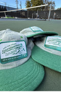 Play Tennis, Live Forever Denim-Fleece Hat