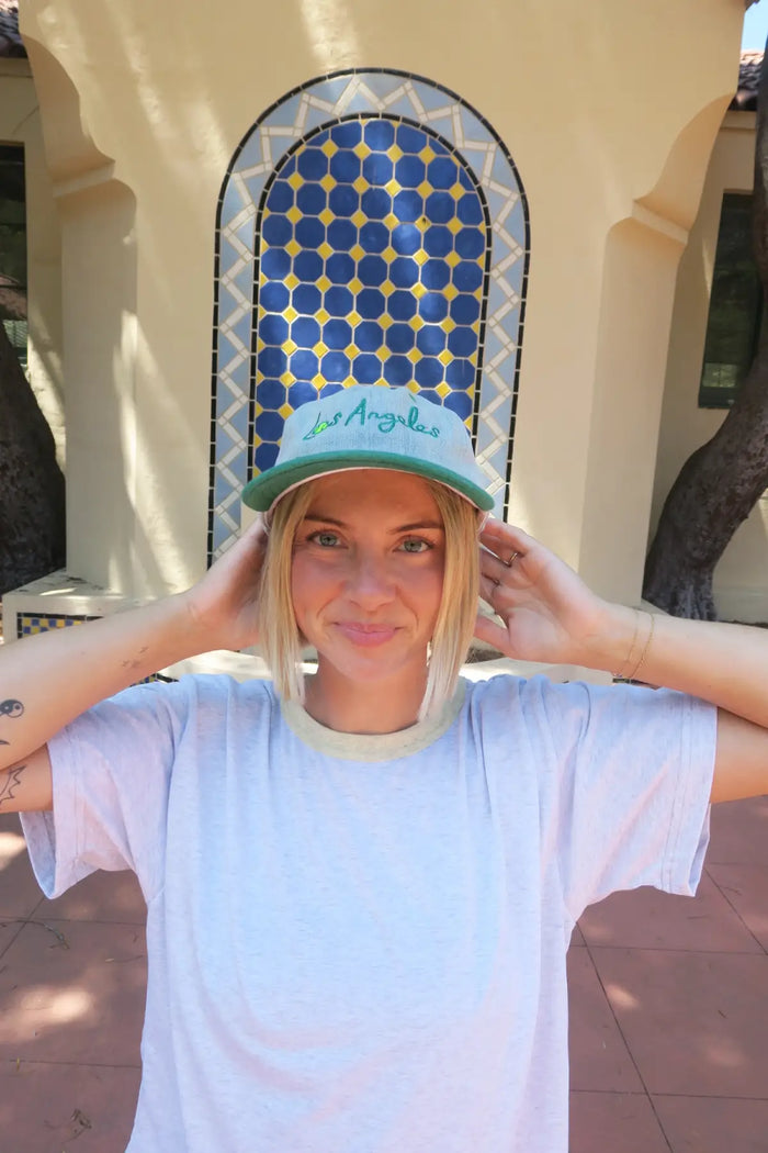 Los Angeles Tennis Embroidered Denim Hat