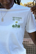Down the Middle Solves the Riddle Tee