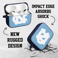 North Carolina Tar Heels HDX Apple AirPods Pro 1 & 2 Case Cover (Classic)