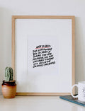 8x10 Note To Self