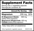 NutraBio Magnesium 200 mg - 120 Capsules