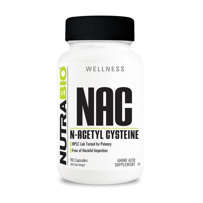 NutraBio NAC - 90 Capsules
