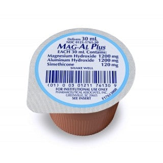 Magnesium-Aluminum-Simethicone Oral Suspension, 30 mL Unit-Dose Cups (100 Per Case)