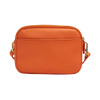 Genuine Leather Double Zipper Crossbody