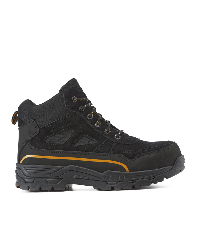 Kiwi Trail Black Suede/Nylon 5" Steel Toe Water Resistant Work Boots [69400]