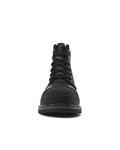 Kiwi Premium Black Action Leather 6" Steel Toe Waterproof Cap-Toe Work Boots [69700]