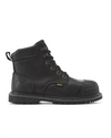 Kiwi Premium Black Action Leather 6" Steel Toe Waterproof Cap-Toe Work Boots [69700]