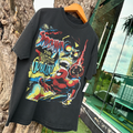 Night 0F The G0Blin Grail Washed Black T-Shirt