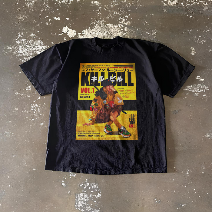 Kill Bill X Rza Premium Black T-Shirt