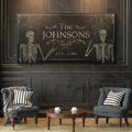 Gothic Family Sign - Personalized Gothic Decor - The Perfect Gothic Interior Design Gift