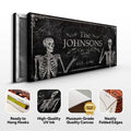 Gothic Family Sign - Personalized Gothic Art - Custom Family Sign