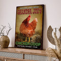 Chicken Coop Natural And Fresh Sign